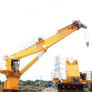 26M Electric 8T Telescopic Boom Offshore Ship Deck Cranes