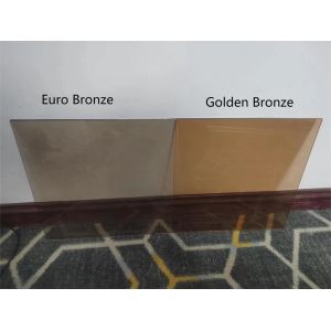 5.5mm Clear Float Glass Dark Gray Euro Gray Smoked Building Glass