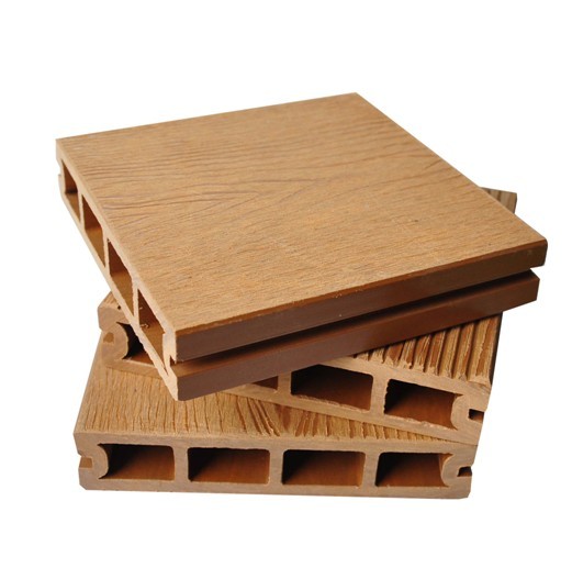 Buy Eco - Friendly Brown Hollow Composite Decking With Smooth Surface Treatment at wholesale prices