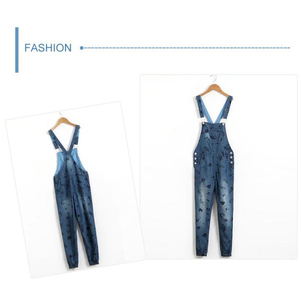 8 - 16 Years Teen Girls Denim Clothes Suspender Jeans Bib Pants Custom Design