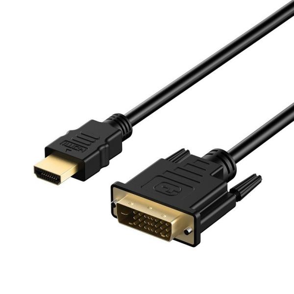 Buy 24K Gold Plated 1080P HDMI Male To DVI 24 + 1 Pin Male Cable Adapter at wholesale prices