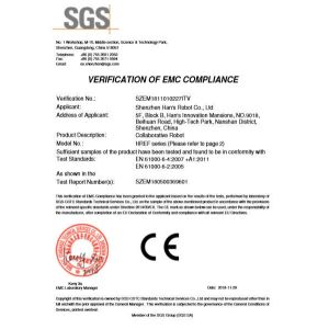Xiangjing (Shanghai) M&E Technology Co., Ltd Certifications
