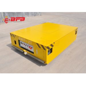 Self Driven Outdoor Trackless Transfer Trolley Q235 Material Handling