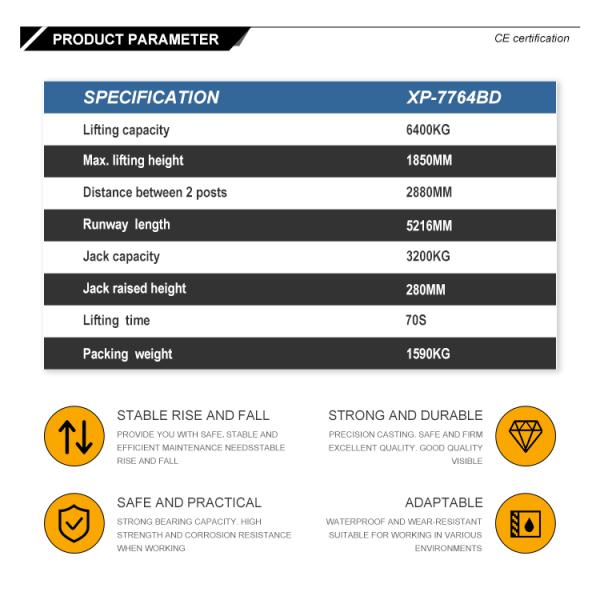 High Quality Four Post Car Lift