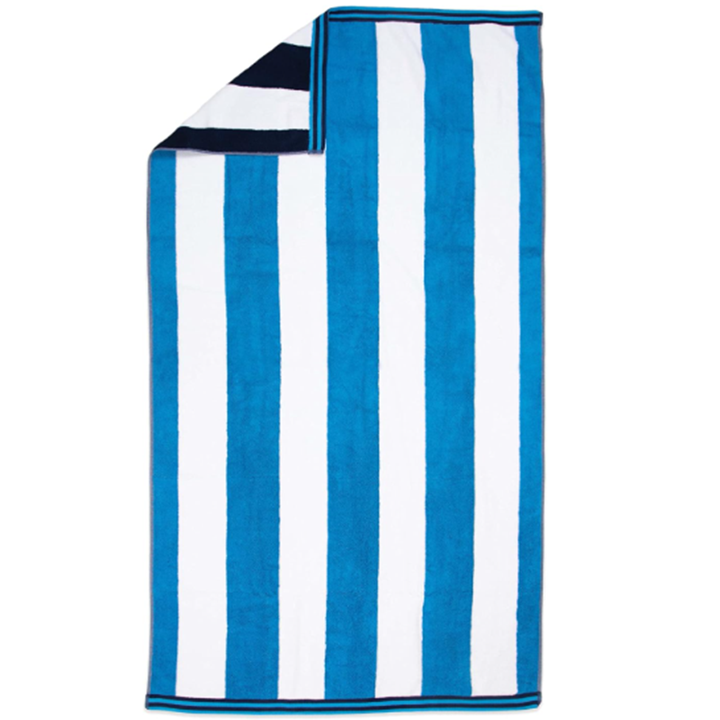 Quality Luxury 100% Cotton Beach Towel Ultra-Absorbent and Quick-Dry for Poolside Elegance for sale