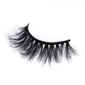 Cruelty Free Invisible Band Eyelashes , Black 16mm Strip Lashes