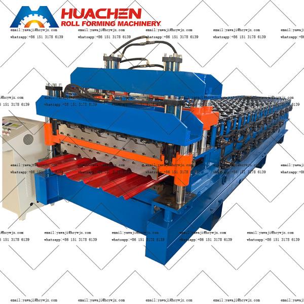Buy New Metal Double Deck Roll Forming Machine at wholesale prices