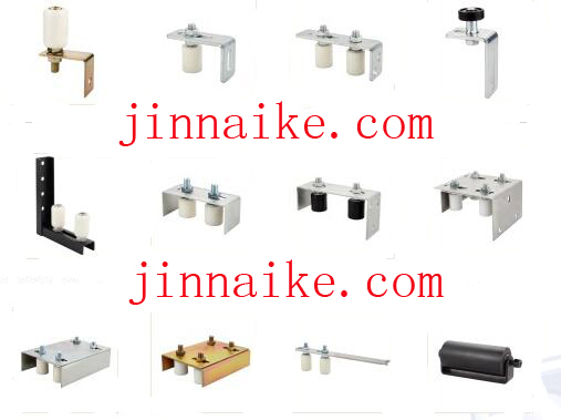 40MM Automatic Sliding Gate Guide Roller Bracket Kit With Nylon Roller
