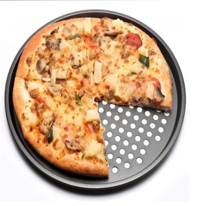 RK Bakeware China Foodservice NSF Hard Coat 16 Inch Aluminum Mega Pizza Disk
