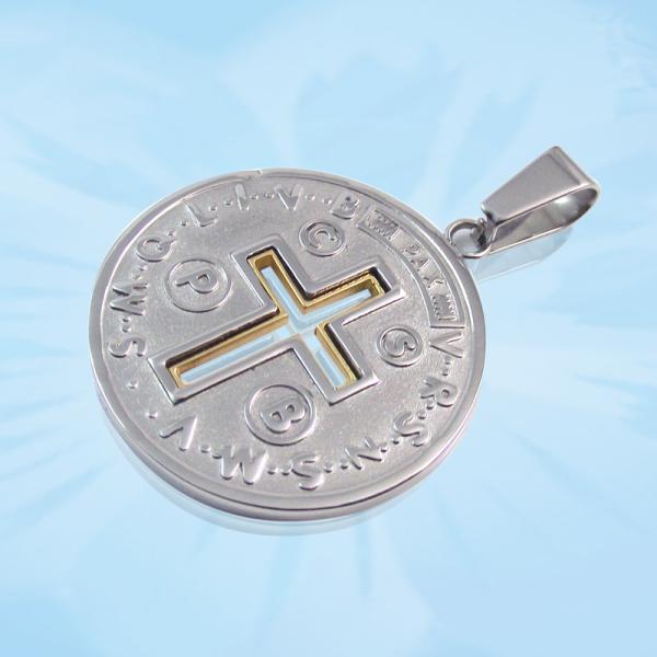 Buy Fashion High Quality Fashion Stainless Steel Round Shapped Necklace Pendant LPR373 at wholesale prices