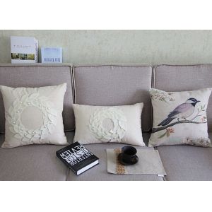 Country Style Patchwork Decorative Throw Pillows Handmade Color Customized