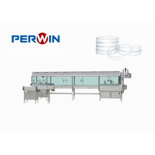 Buy 150mm Petri Dish Filling Machine 4000Pc/Hour Customized Peristaltic Pump at wholesale prices