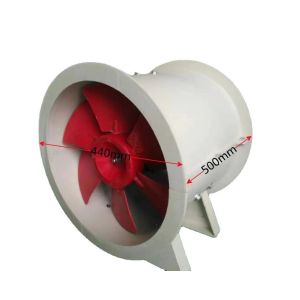 Air Cooling System Axial Flow Smoke Exhaust Fan for Building Material Shops and