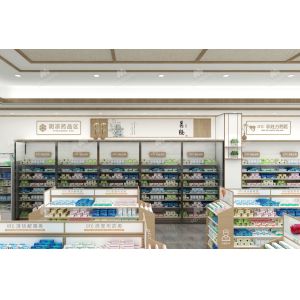 09-SYZSS Pharmacy Store Design With Elegant Chinese Style