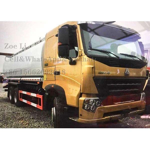 Sinotruk HOWO A7 371hp Oil Fuel Tank Truck Euro2 Euro3 25000L 6x4