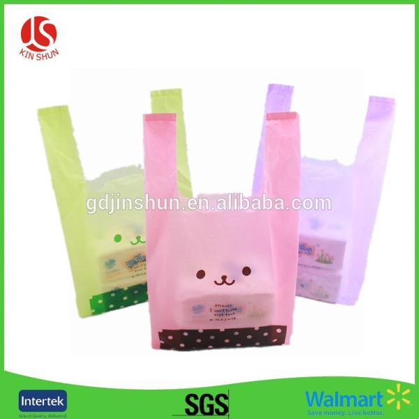 top quality food grade cornstarch biodegradable plastic shopping bag with logos