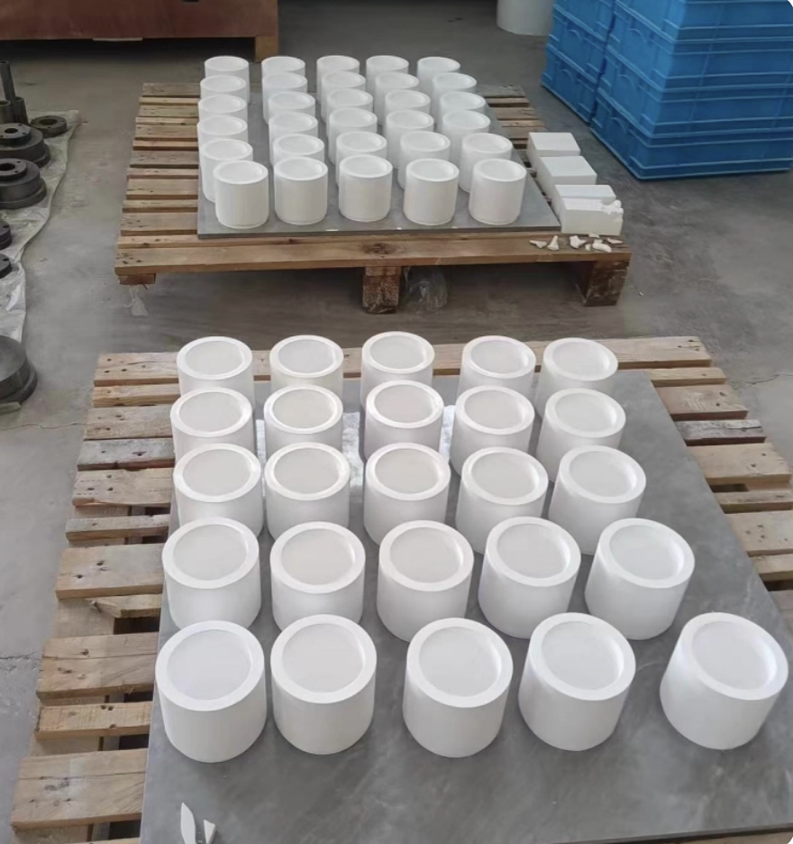 Zirconia ball milling jars for laboratory use, custom made 95 zirconium beads
