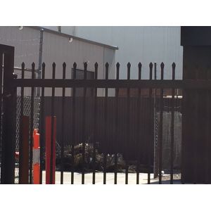 Security Fence,Tubular Fencing steel Black Fence Panels 2100mm high