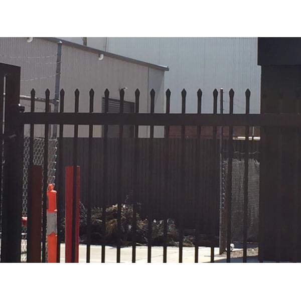 Buy Security Fence,Tubular Fencing steel Black Fence Panels 2100mm high at wholesale prices