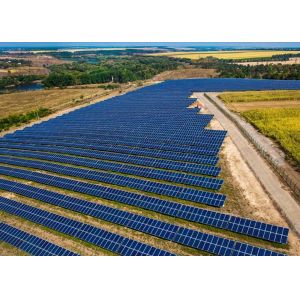 Galvanized Flat Horizontal Axis Solar Tracker Solar Tracking System