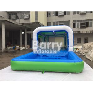 Easy Set Up Inflatable Water Slides PVC Silk Screen Printing / Blow Up