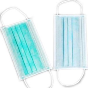 Quality Blue Disposable Face Mask Hypoallergenic High Filtration Capacity Elastic Earloops for sale