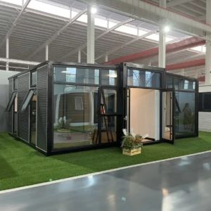 20Ft 40Ft Luxury Expandable Container House Prefabricated With Bathroom And