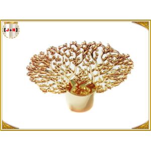 Peacock Shape Electroplate 3D Drawing Zamac Perfume Cap