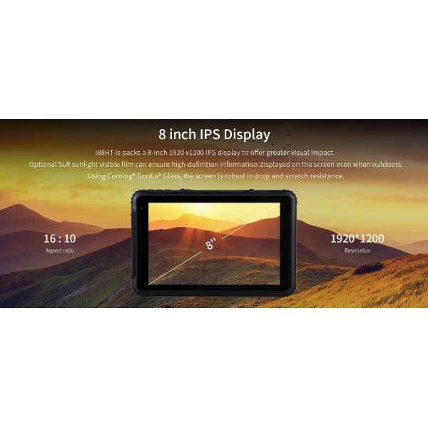 Industrial 8Inch Win 10 Tablet With NFC Connectivity And Intel 4G GSM