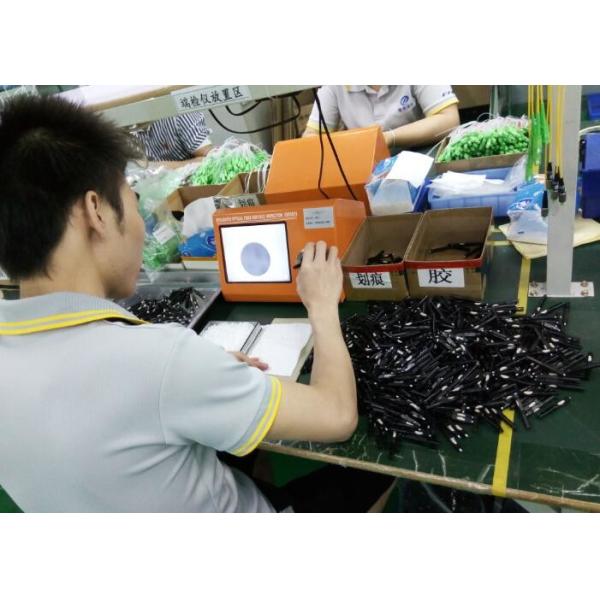 CATV Pre - Polished Fiber Connectors , Blue Field Installable Fiber Optic Connector