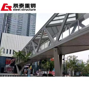 Customized Steel Truss Bridge Construction Fast Construction Speed