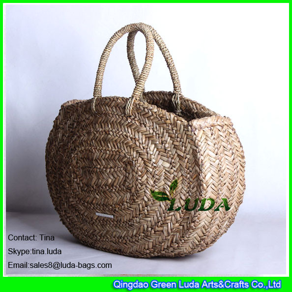 Buy LUDA fashion women hobo tote bags natural seagrass straw bags at wholesale prices