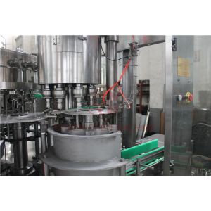 2000 - 6000BPH Carbonated Drink Filling Machine Counter Pressure Soda Bottling