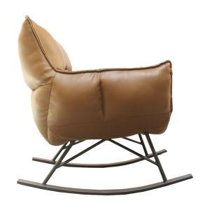 Living Room OEM 0.289CBM Pu Leather Leisure Chair 80*80*72