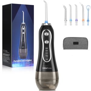 OEM Rechargeable Water Flosser , Water Dental Jet With Detachable Reservoir