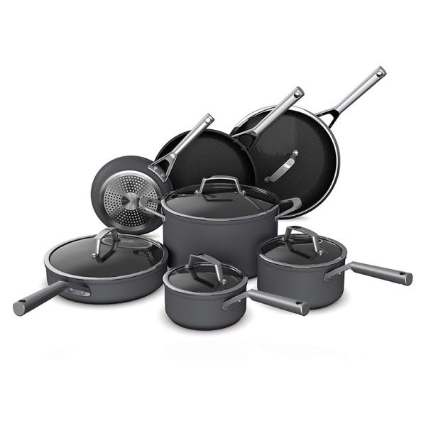 Buy OEM Stainless Steel casserole ＆ Frying Pan 12 Piece Set at wholesale prices