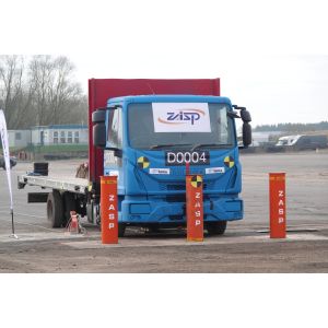 Stainless Steel Fixed Bollards with Reflective Tape for Security