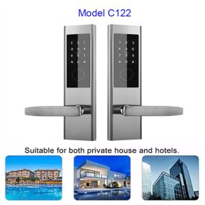 Stainless Steel Smart Card Password Apartment Smart Door Lock with TTlock app
