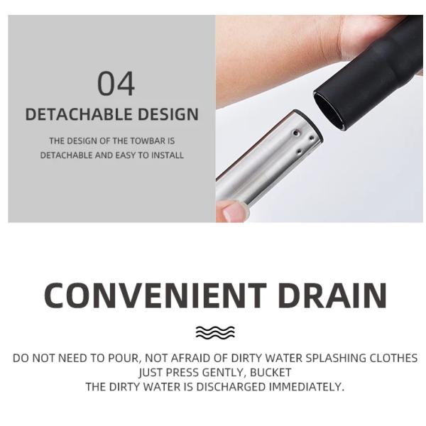 Heavy Duty 360 Spin Magic Mop with Press Detergent Bottle and Microfiber Cloth Cover Type