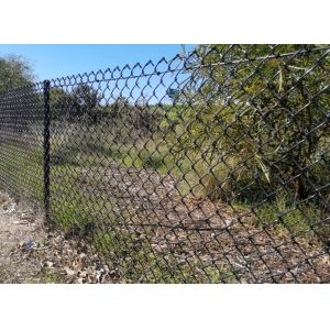 6ft 8ft 5x5 6x6 Galvanized PVC Coated Chain Link Fence For Agricultural Fence