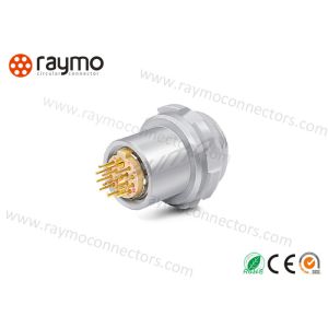 Mounted Panel Receptacle PCB Circular Connector