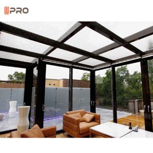 Powder Coating Glass Prefab Sunroom Houses Aluminium Retractable Lowes