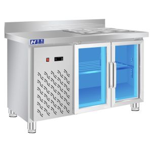 Quality Salad Commercial Fridge Cabinet Restaurant Refrigeration Equipment for sale