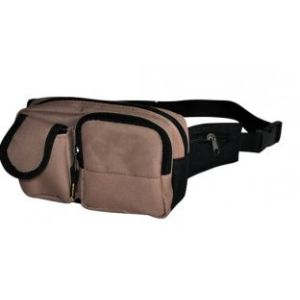 Nylon Backpack Bag Brown Waist Bags for Tools Storage