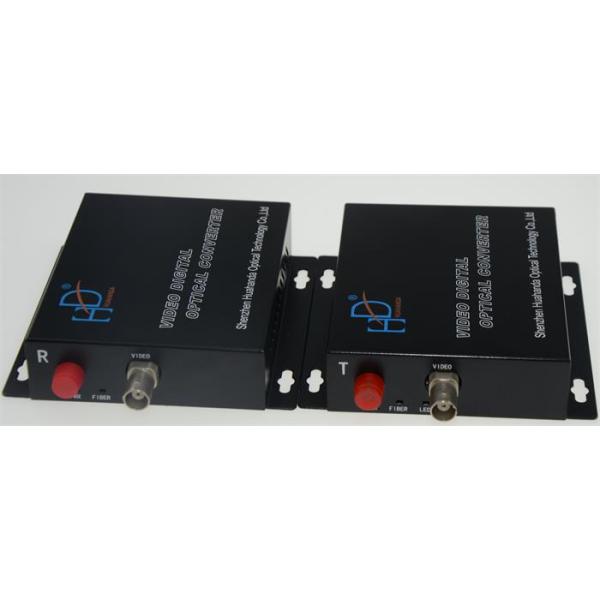 1 Channel Video To Fiber Converter 1080P BNC Connector With Data