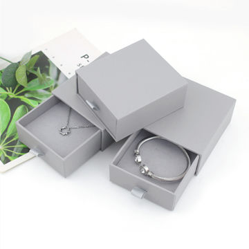 Sliding Drawer Earring Jewelry Box And Pouch With Custom Logo And Recyclable Material