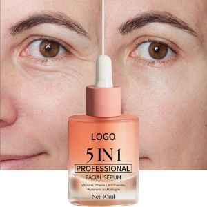 5 In 1 Skin Care Serum Dark Spot Whitening Serum Vitamin C Facial Serum