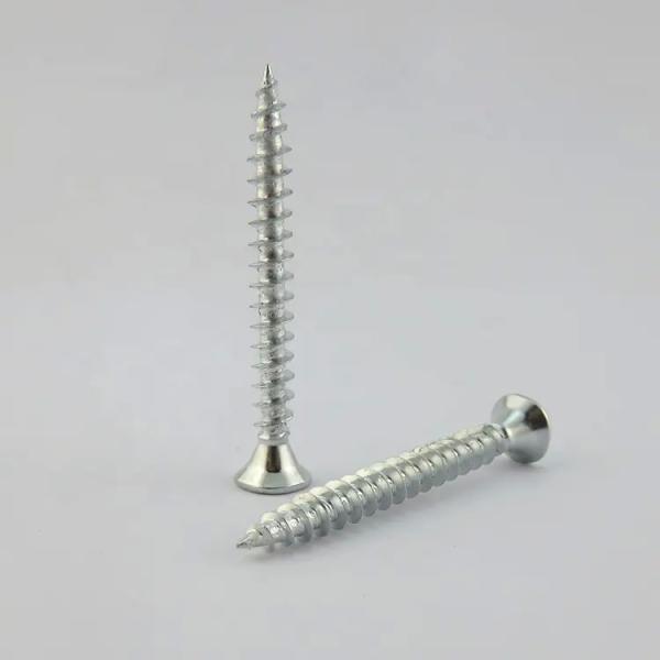 Buy Wholesale white zinc plated countersunk head M4 self-tapping/wood screws at wholesale prices