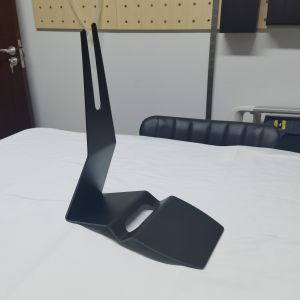 Standard 4mm Thickness Black Bicycle Floor Type Hub Mount Parking Rack Stand for