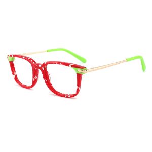 CE certification Children Eye Glasses Lightweight , Square Acetate Glasses Frame